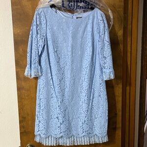 Vince Camuto Light Blue Lace Dress